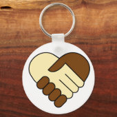 sleutelhanger "Heart handshake" (Voorkant)