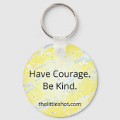 Sleutelhanger - Heb lef. Wees aardig. (Achterkant)