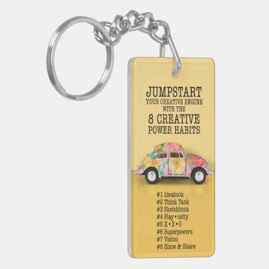 Sleutelhanger Herinnering 8 Creative Power Habits (Voorkant Links)