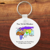 Sleutelhanger - Het 10/40-venster (Voorkant)
