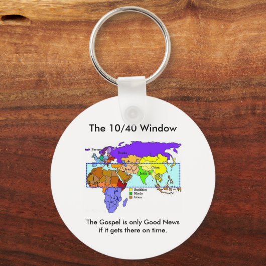 Sleutelhanger - Het 10/40-venster (Voorkant)