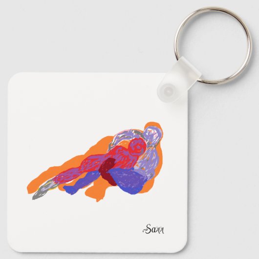 Sleutelhanger : Hoe het spel te spelen (Achterkant)