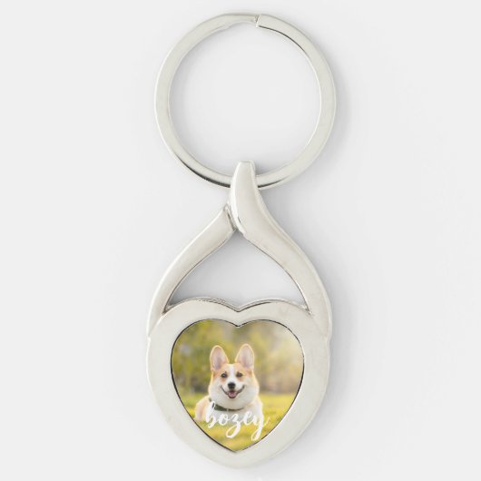 Sleutelhanger Hondenliefhebber persoonlijke foto's (Voorkant)