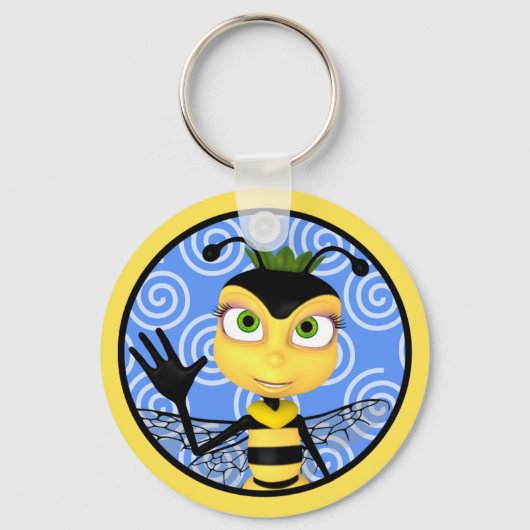 Sleutelhanger Honey Bee Toon (Voorkant)