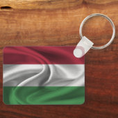 Sleutelhanger Hongaarse Vlag (Voorkant)