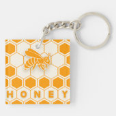 Sleutelhanger honingbijen (Achterkant)