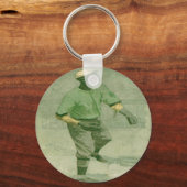 Sleutelhanger honkbalkunst in stijl (Voorkant)