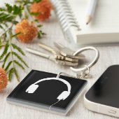 Sleutelhanger hoofdtelefoon (Voorkant Rechts)