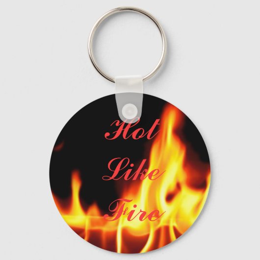 Sleutelhanger Hot Like Fire (Voorkant)