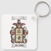 Sleutelhanger Huang Achternaam En Schild (Achterkant)