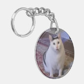 Sleutelhanger Huh Cat Meme (Voorkant Links)