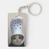 Sleutelhanger Huilen Cat Croc Pet Meme (achterkant)