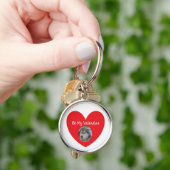 Sleutelhanger Husky Red Heart ben mijn Valentijn (Hand)