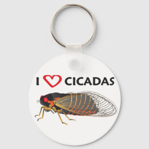 Sleutelhanger "I Love Cicada"