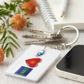 sleutelhanger "I Love Sobriety" (Voorkant Rechts)