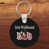 Sleutelhanger Ierse wolfshond vader (Voorkant)