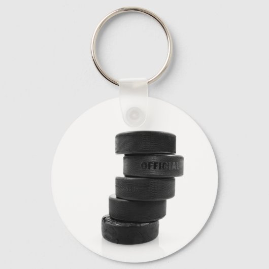 Sleutelhanger ijshockeypucks (Voorkant)
