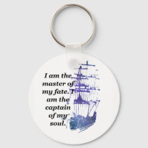 Sleutelhanger Ik ben de meester van mijn lot
