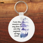 Sleutelhanger Ik ben de meester van mijn lot (Voorkant)