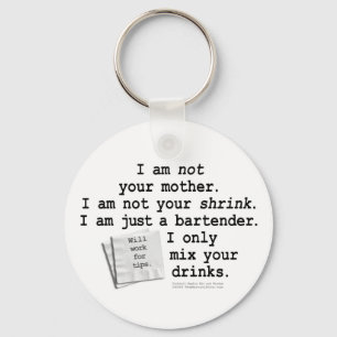 Sleutelhanger - IK BEN EEN BARTENDER