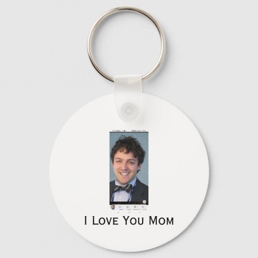 Sleutelhanger Ik hou van jou mama (Voorkant)