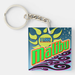 sleutelhanger 'Ik hou van Malibu' 'Night Sunshine'