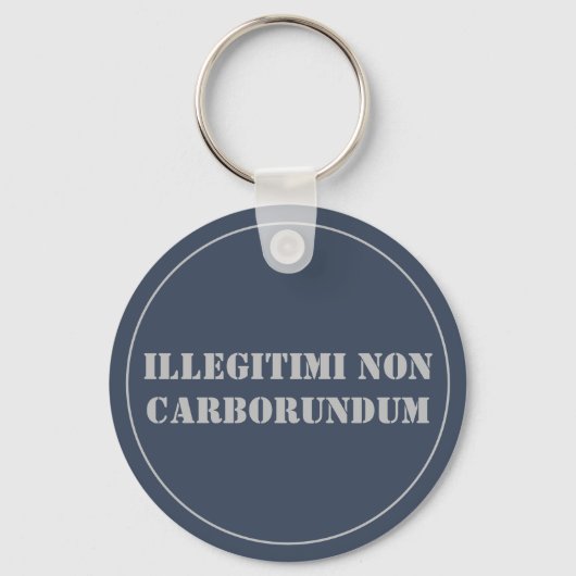 Sleutelhanger illegii non carborundum (Voorkant)