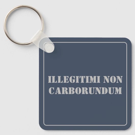 Sleutelhanger Illegii Non Carborundum (Voorkant)