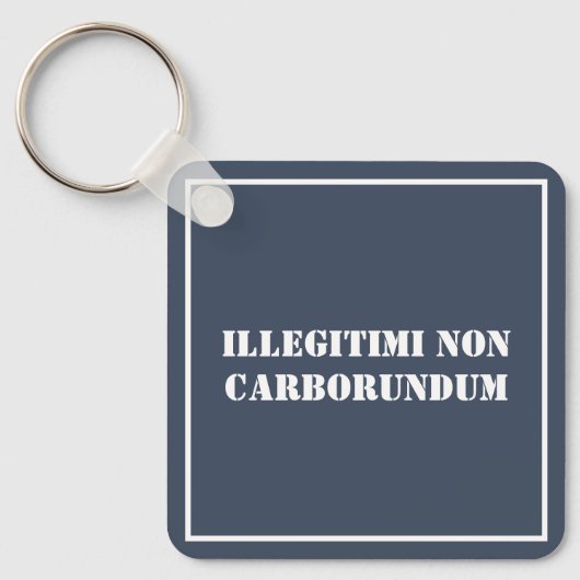 Sleutelhanger Illegii Non Carborundum (Voorkant)