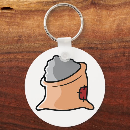 Sleutelhanger in de bodem (Voorkant)