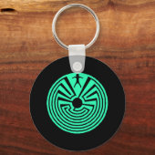 Sleutelhanger ~in een cirkelvormig labyrint (Voorkant)