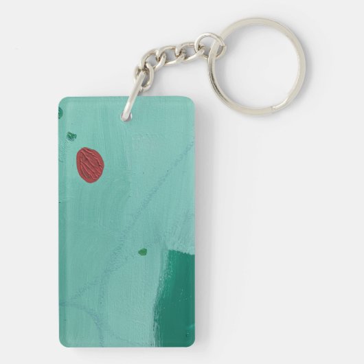 Sleutelhanger in Flying Cherry Design (achterkant)