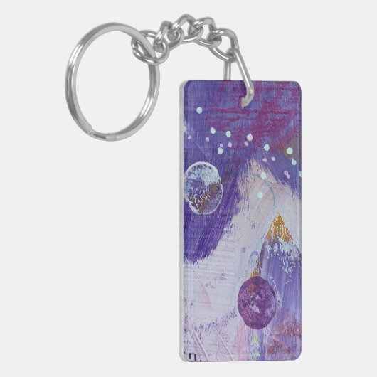 Sleutelhanger in het ontwerp van Moon Mountain (Voorkant Links)