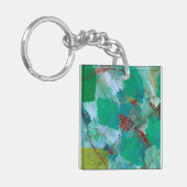 Sleutelhanger in marmeren design (Voorkant Links)