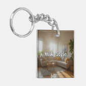 Sleutelhanger in Melkachtige stijl (Voorkant Links)