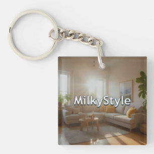 Sleutelhanger in Melkachtige stijl