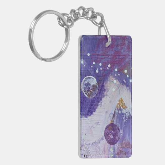 Sleutelhanger in Moon Mountain Design (Voorkant Links)