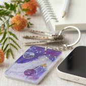 Sleutelhanger in Moon Mountain Design (Voorkant Rechts)