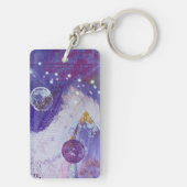 Sleutelhanger in Moon Mountain Design (achterkant)