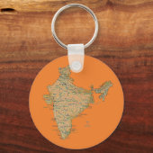 Sleutelhanger India Map (Voorkant)