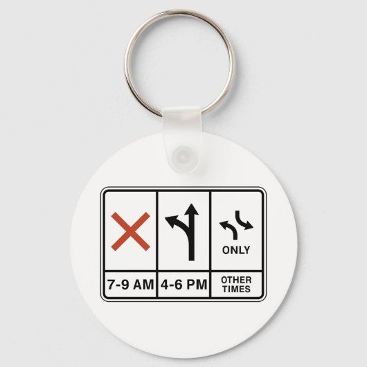 Sleutelhanger Informatie over parkeertijden (Voorkant)