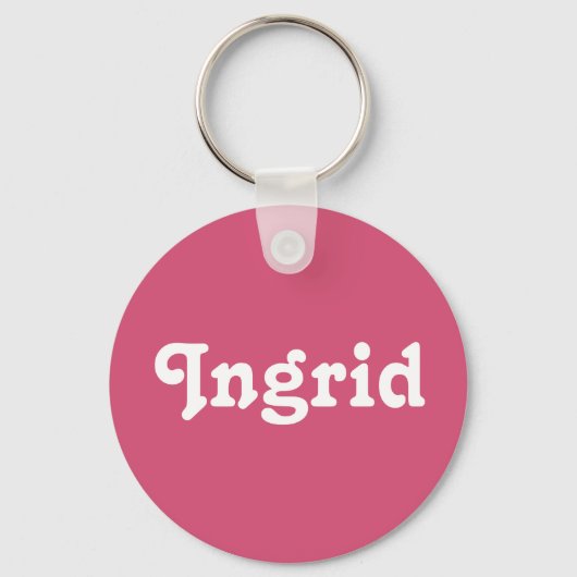 Sleutelhanger Ingrid (Voorkant)