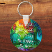 Sleutelhanger Inspirerend en Motivatie woorden (Voorkant)