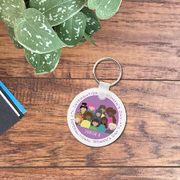 Sleutelhanger Internationale Vrouwendag 8 maart