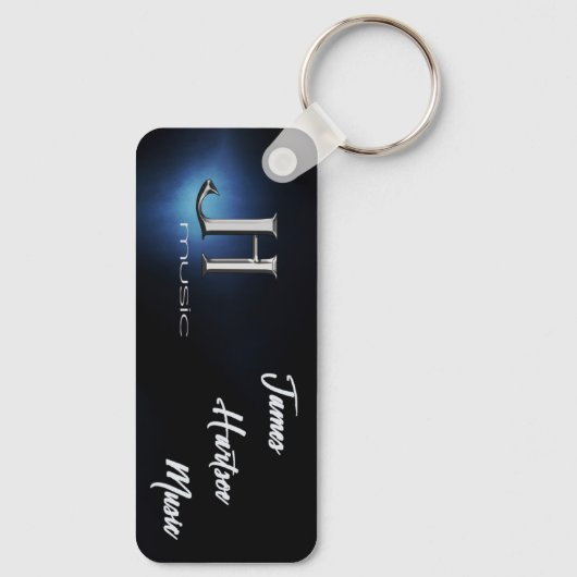 Sleutelhanger - James Hartsoe Muziek zingen (Achterkant)