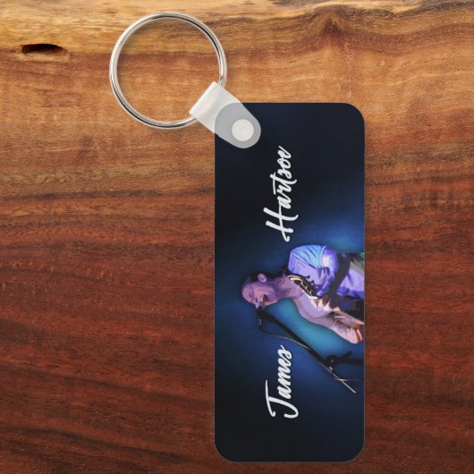 Sleutelhanger - James Hartsoe Muziek zingen (Voorkant)