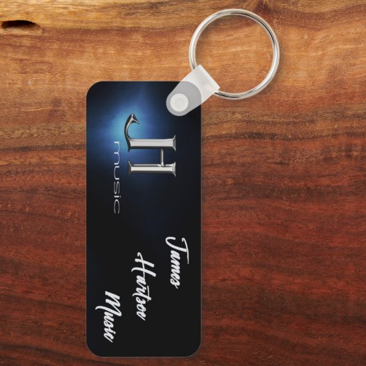 Sleutelhanger - James Hartsoe Muziek zingen (Achterkant)