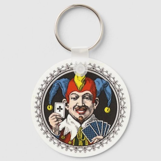 SLEUTELHANGER JOKER ROYAL KAART PLAYER CLUB KAART (Voorkant)