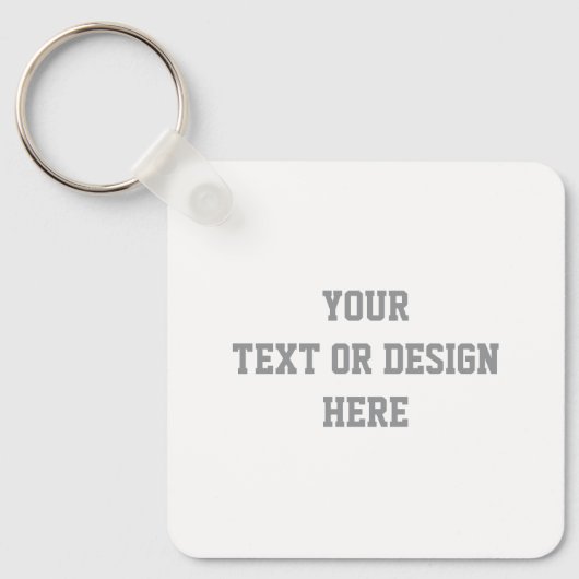 sleutelhanger - Jouw tekst of ontwerp toevoegen (Voorkant)