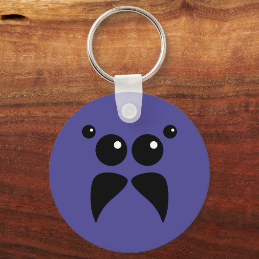 Sleutelhanger Jumping Spider Face (Achterkant)